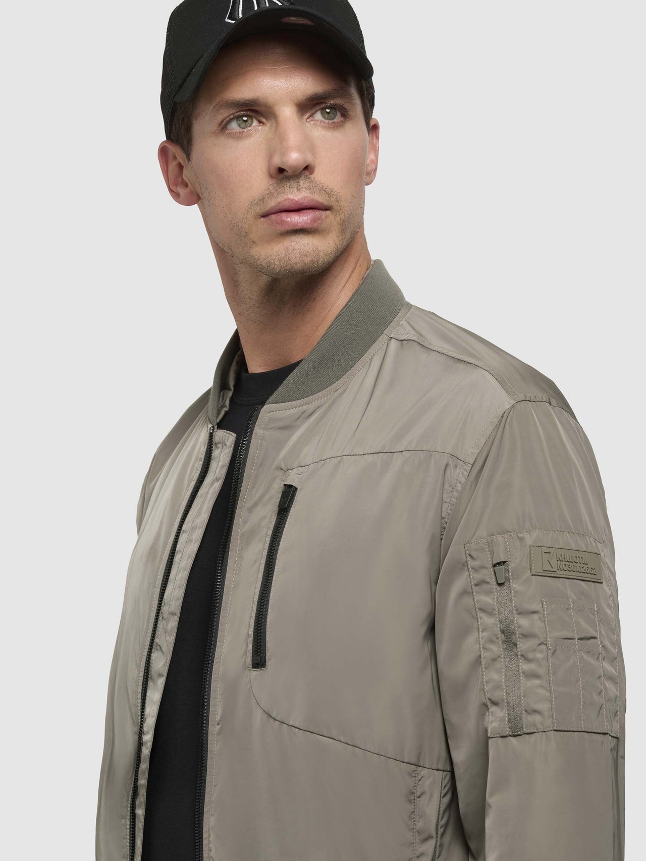 2028JK251 377IRO-GRE | Jacket BEKI grey-green