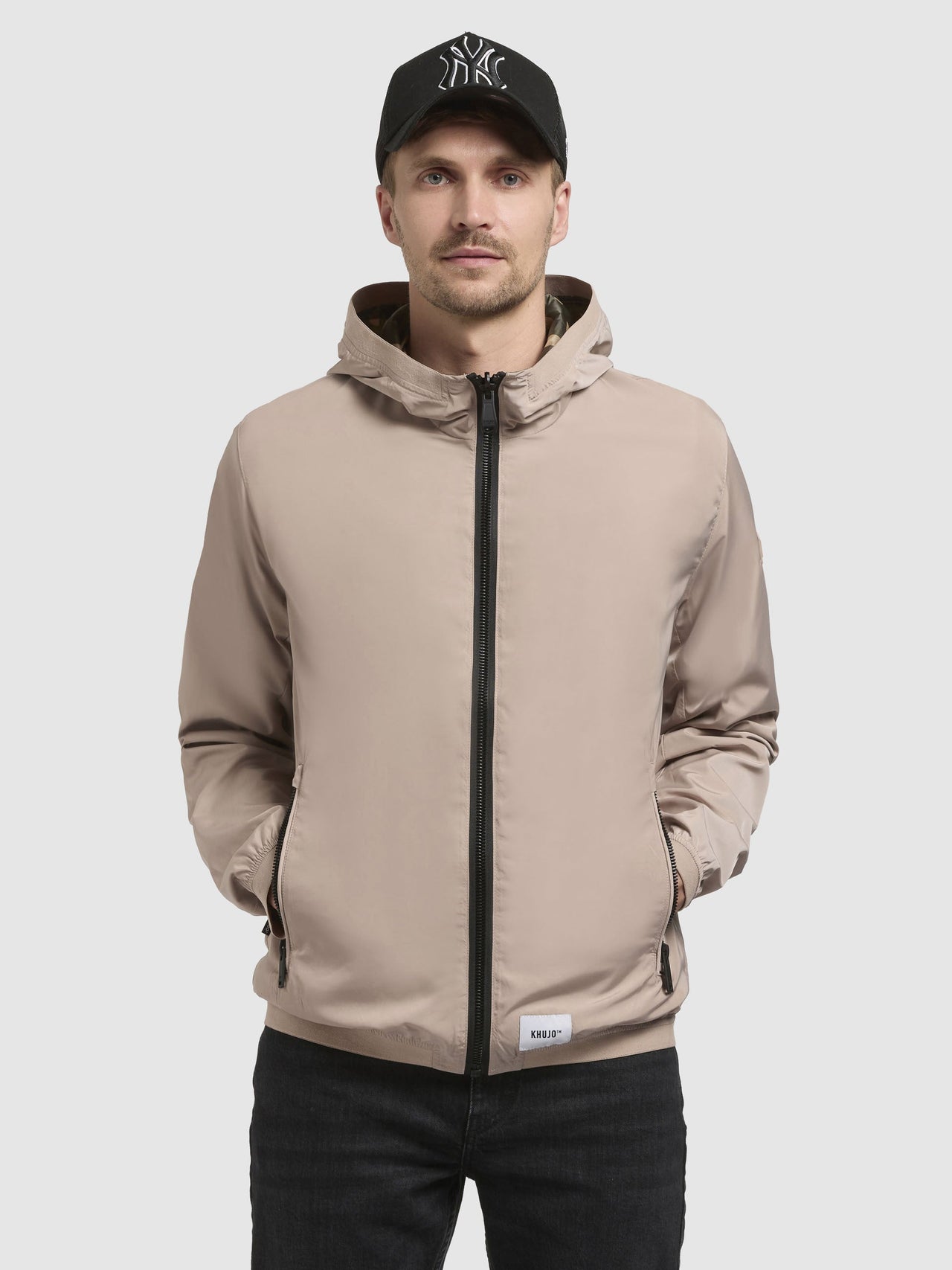 2030JK251 517LAT-BEI | Jacket FERD Beige