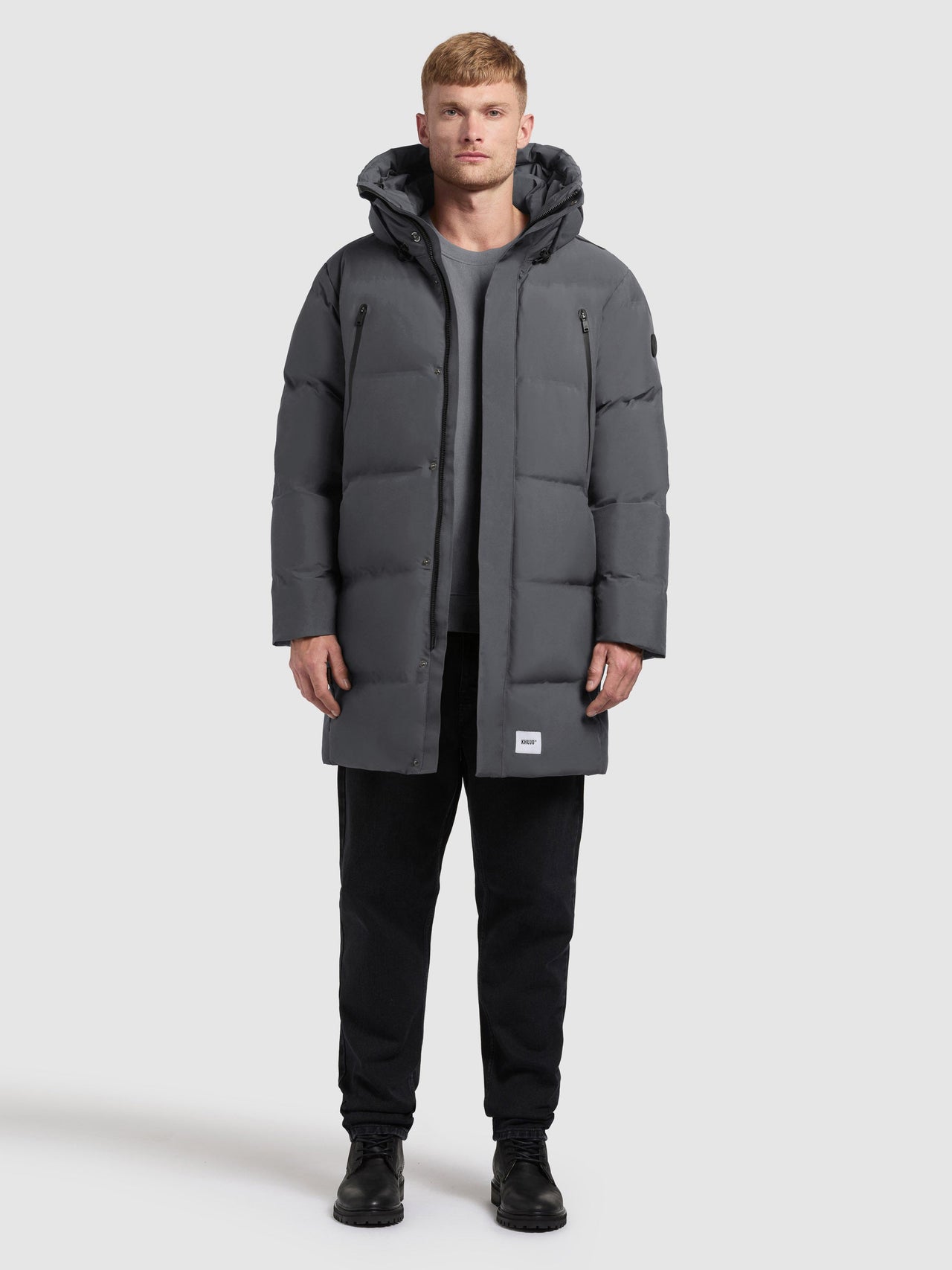 2248CO253 216STE-GRY | Coat MORSE2 STEEL GREY