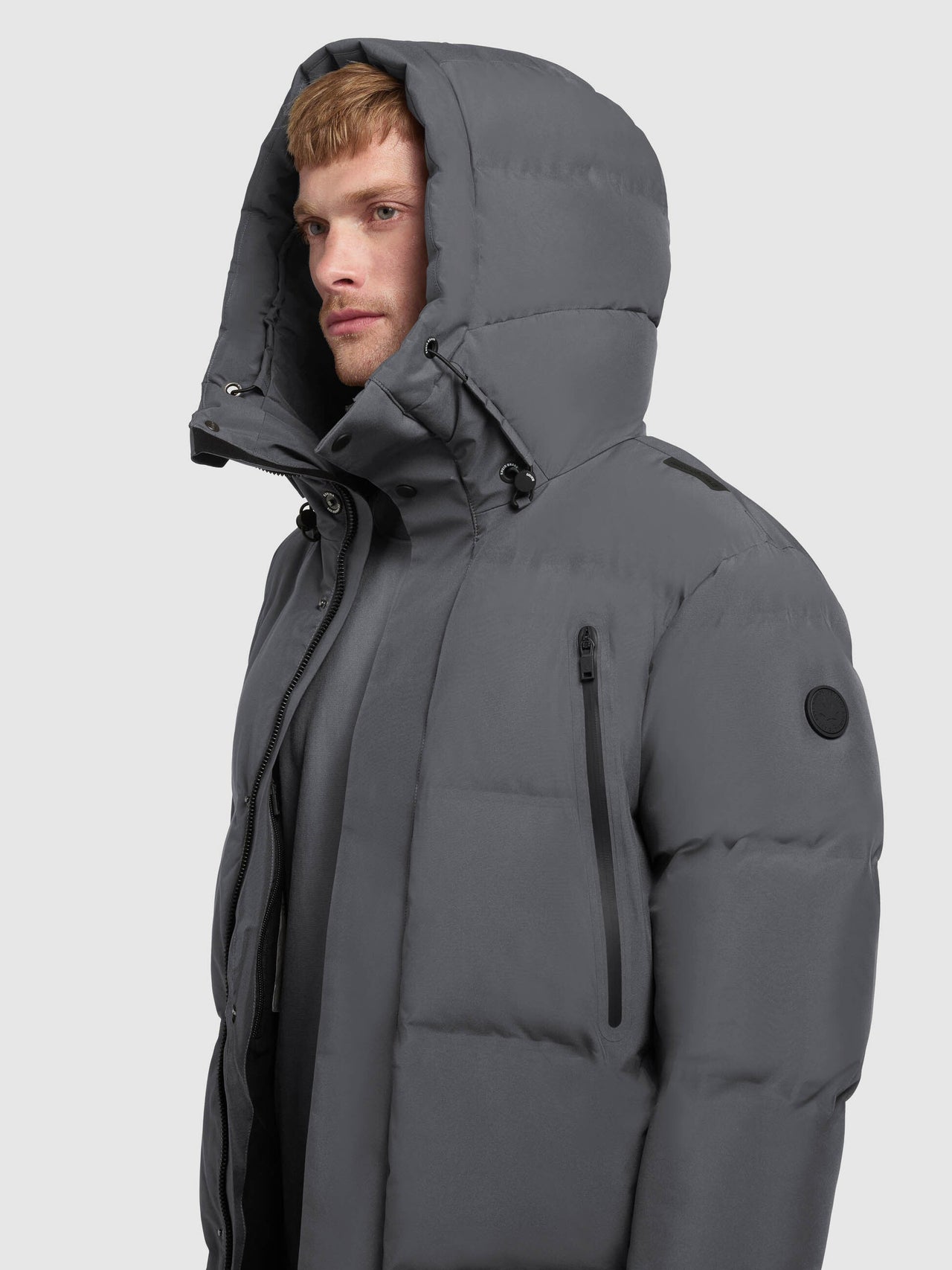 2248CO253 216STE-GRY | Coat MORSE2 STEEL GREY