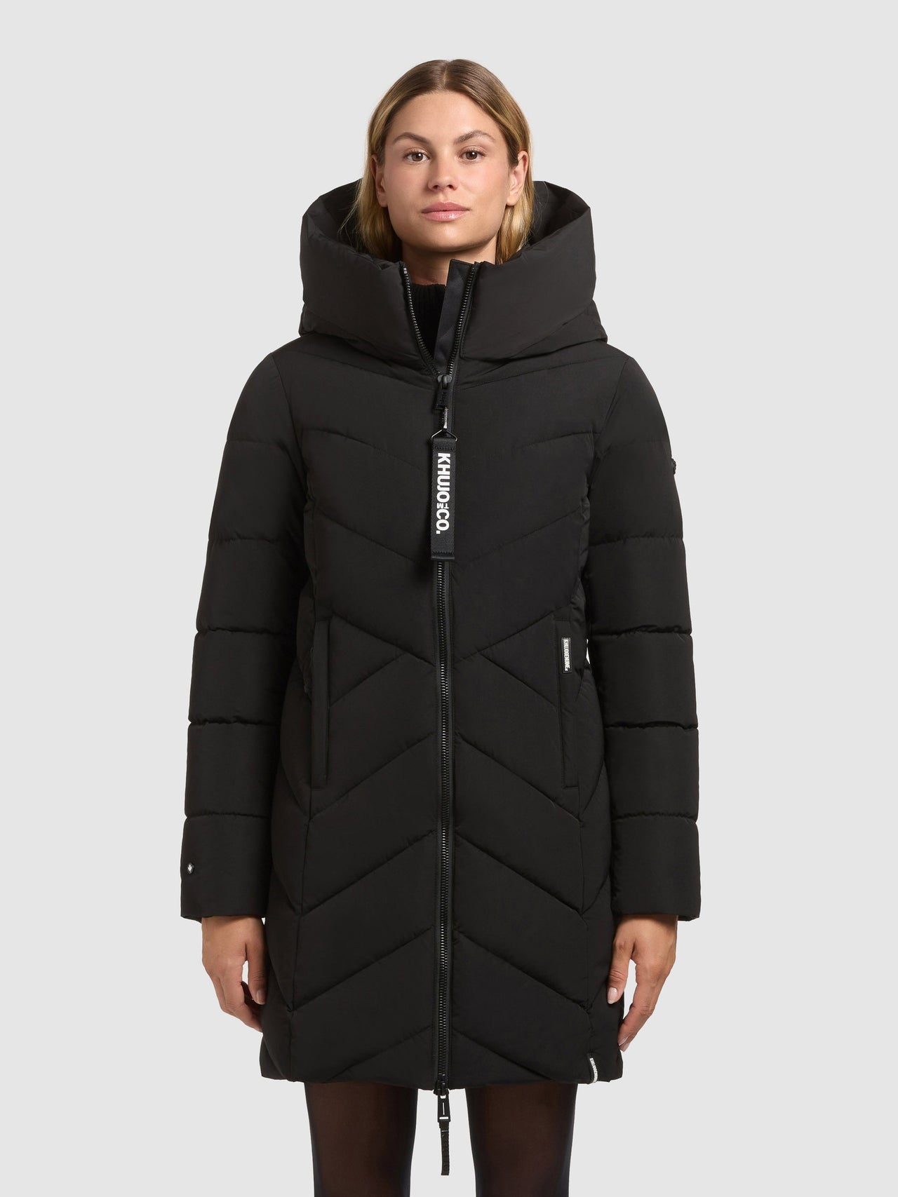 1256CO253 200 black | Coat DARKA2 BLACK
