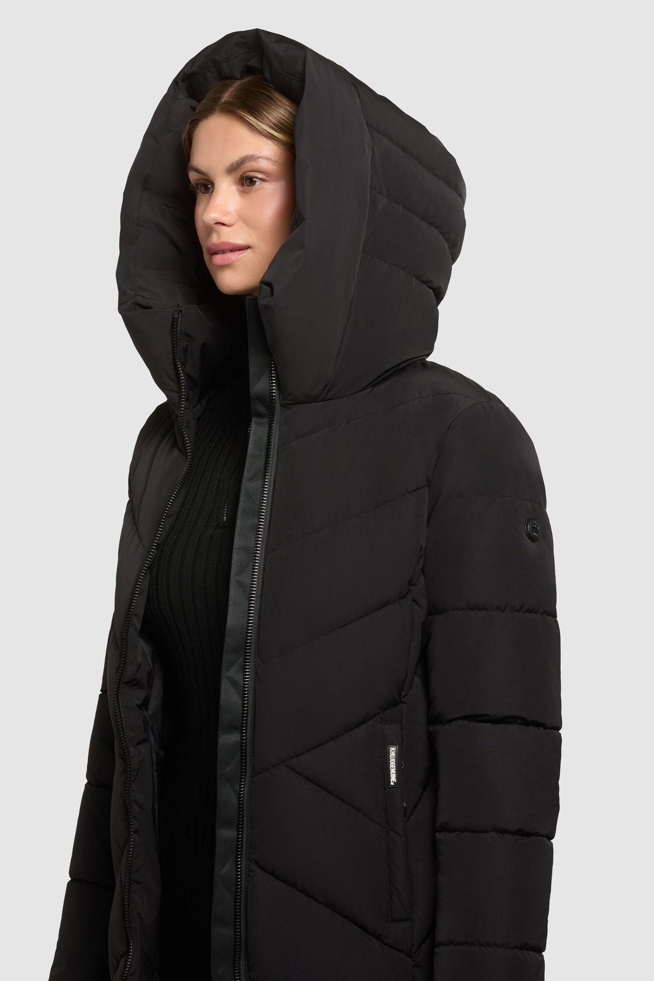 1256CO253 200 black | Coat DARKA2 BLACK