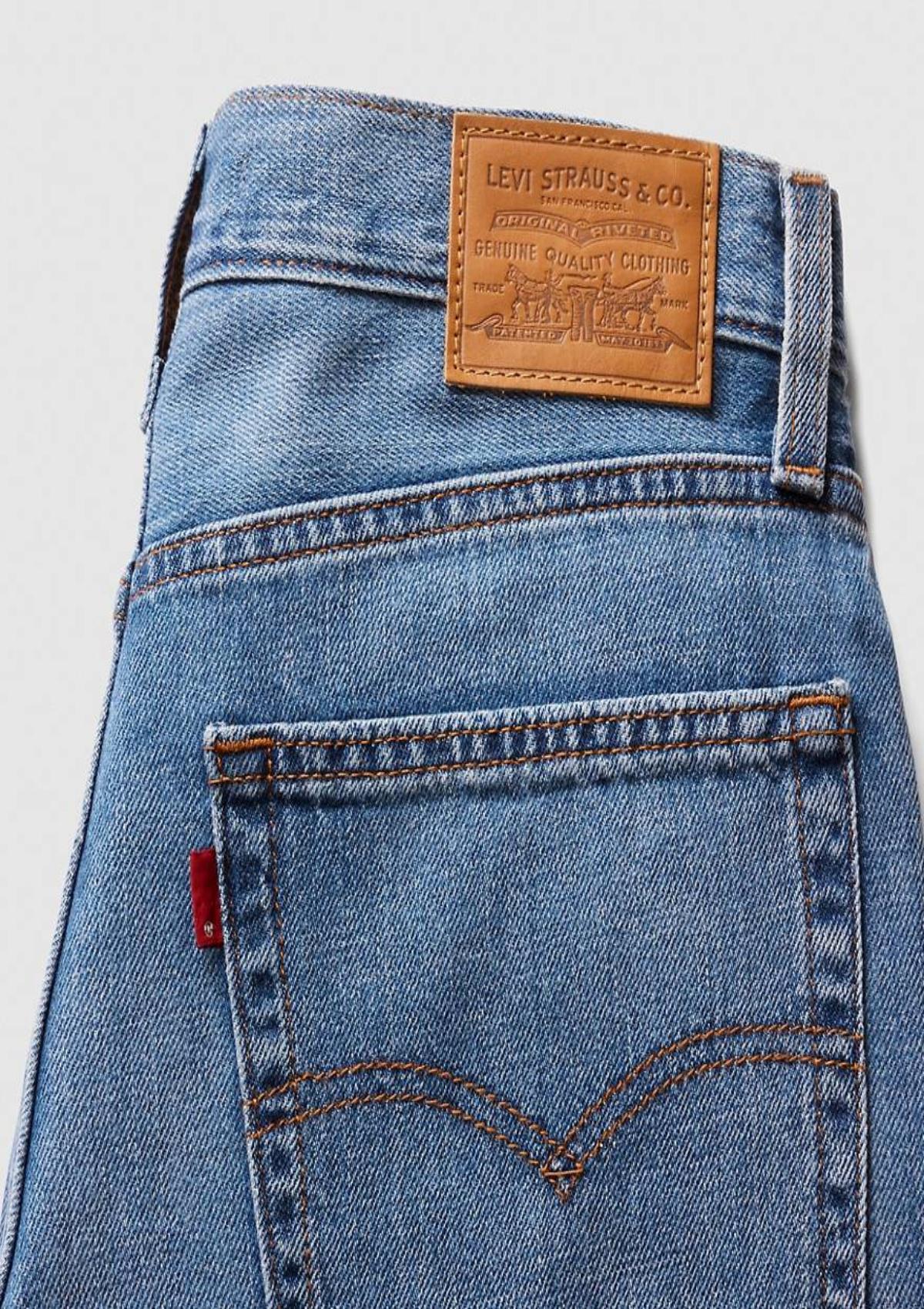 A349400570 57 | Baggy Dad Jeans Aus Leinen+ Denim