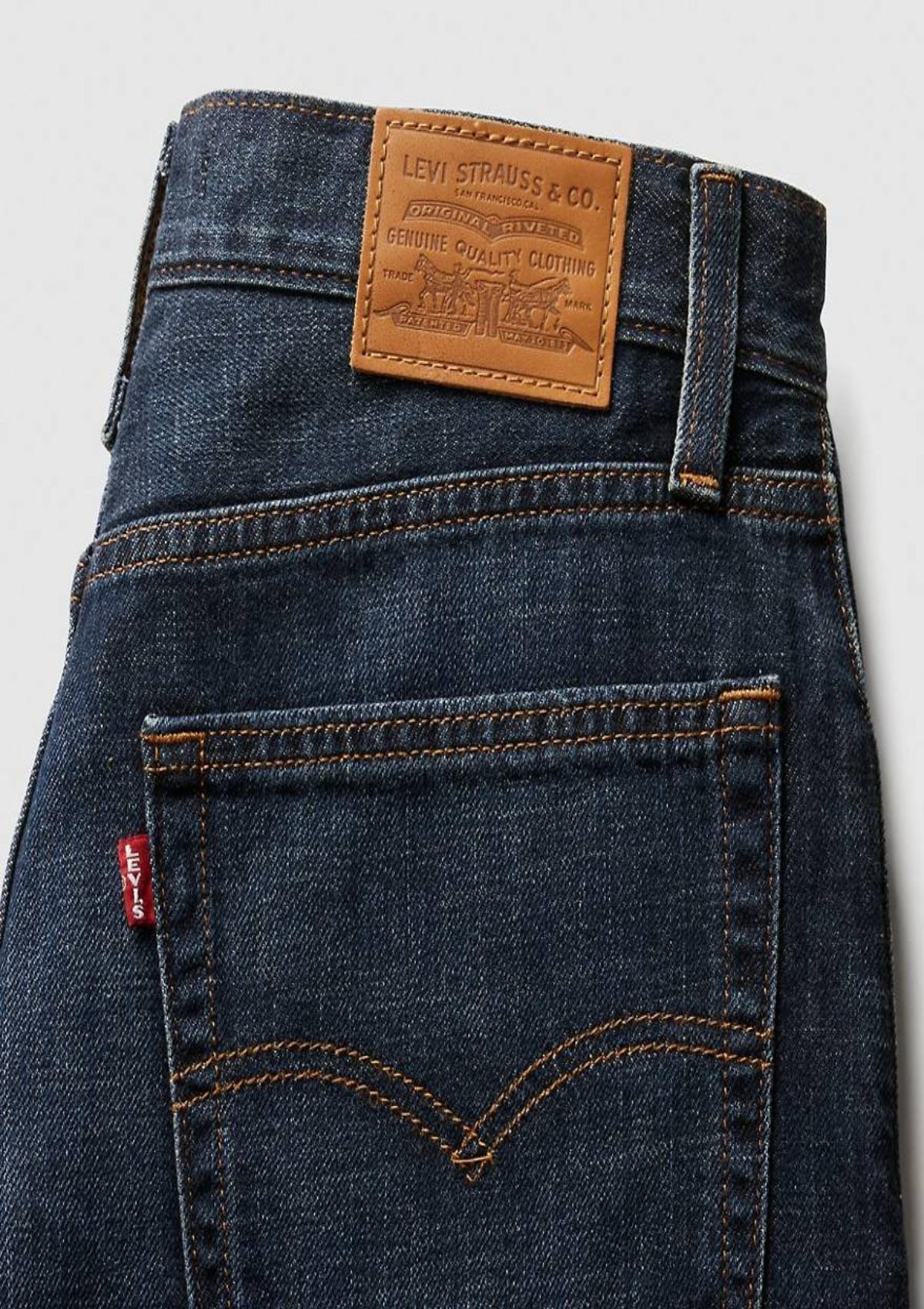 A349400590 59 | Baggy Dad Jeans Aus Leinen+ Denim