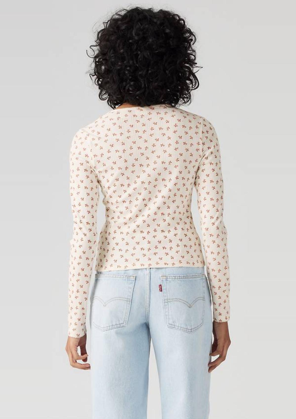 001I700020 02 | Dry Goods Langarm-t-shirt Mit Spitze