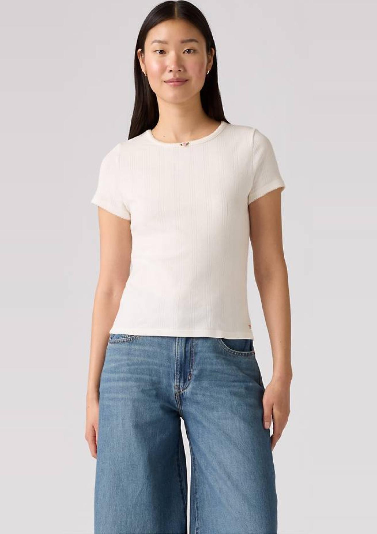 001I800000 00 | Dry Goods T-shirt Aus Spitzenstoff