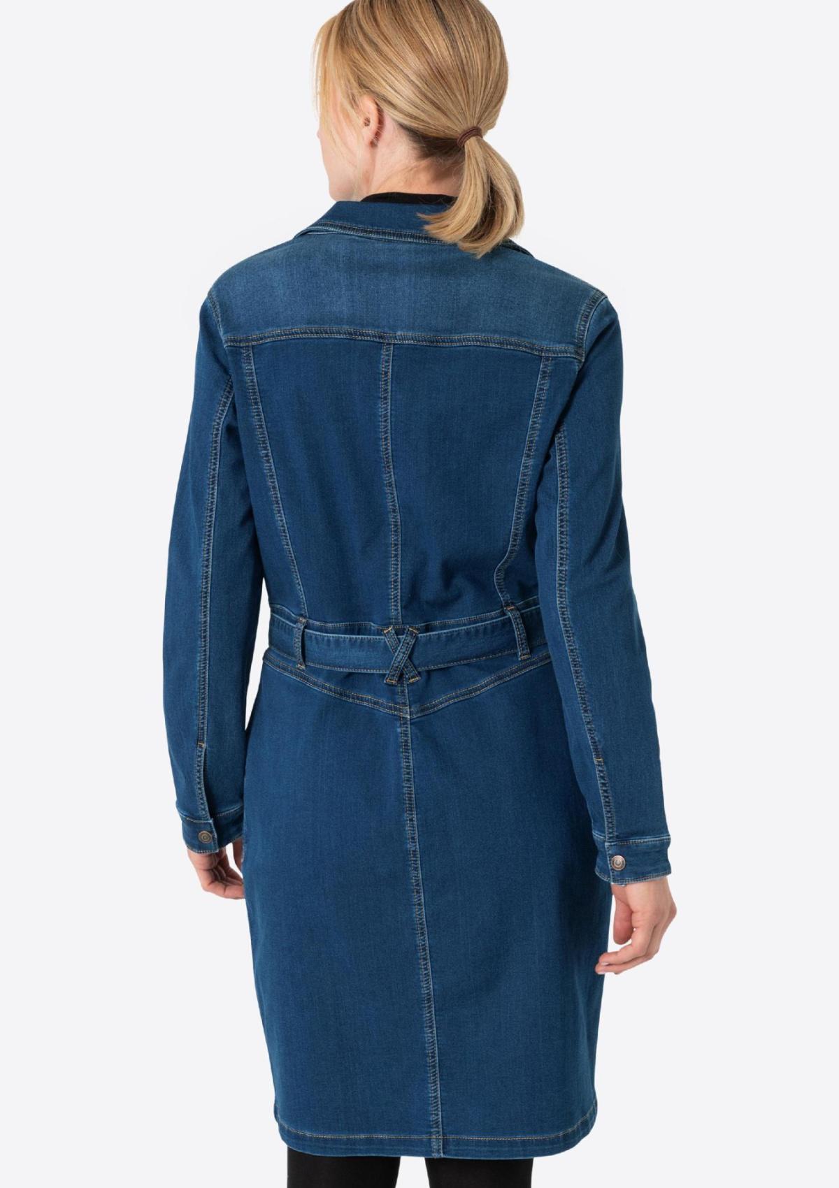 Timezone Kleider 11-10111-00-3337 3838 | Denim Shirt Dress