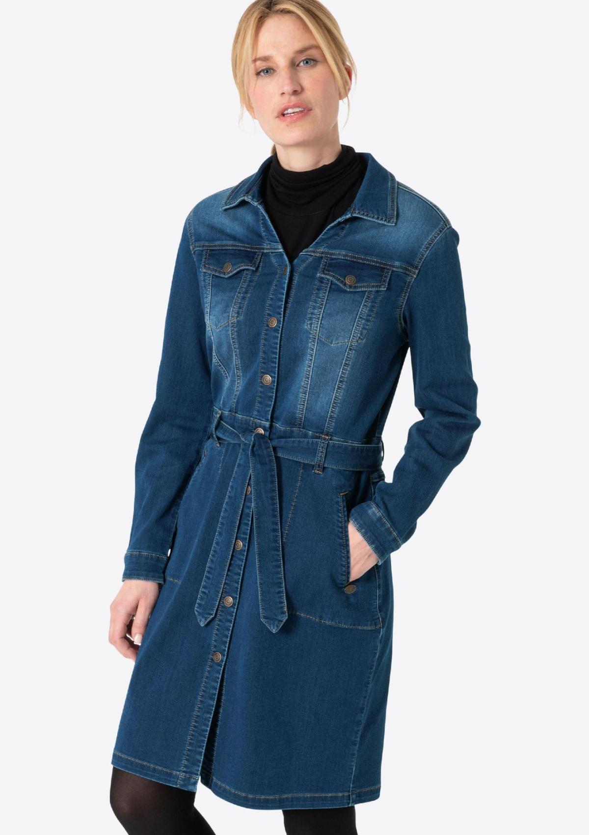 Timezone Kleider 11-10111-00-3337 3838 | Denim Shirt Dress