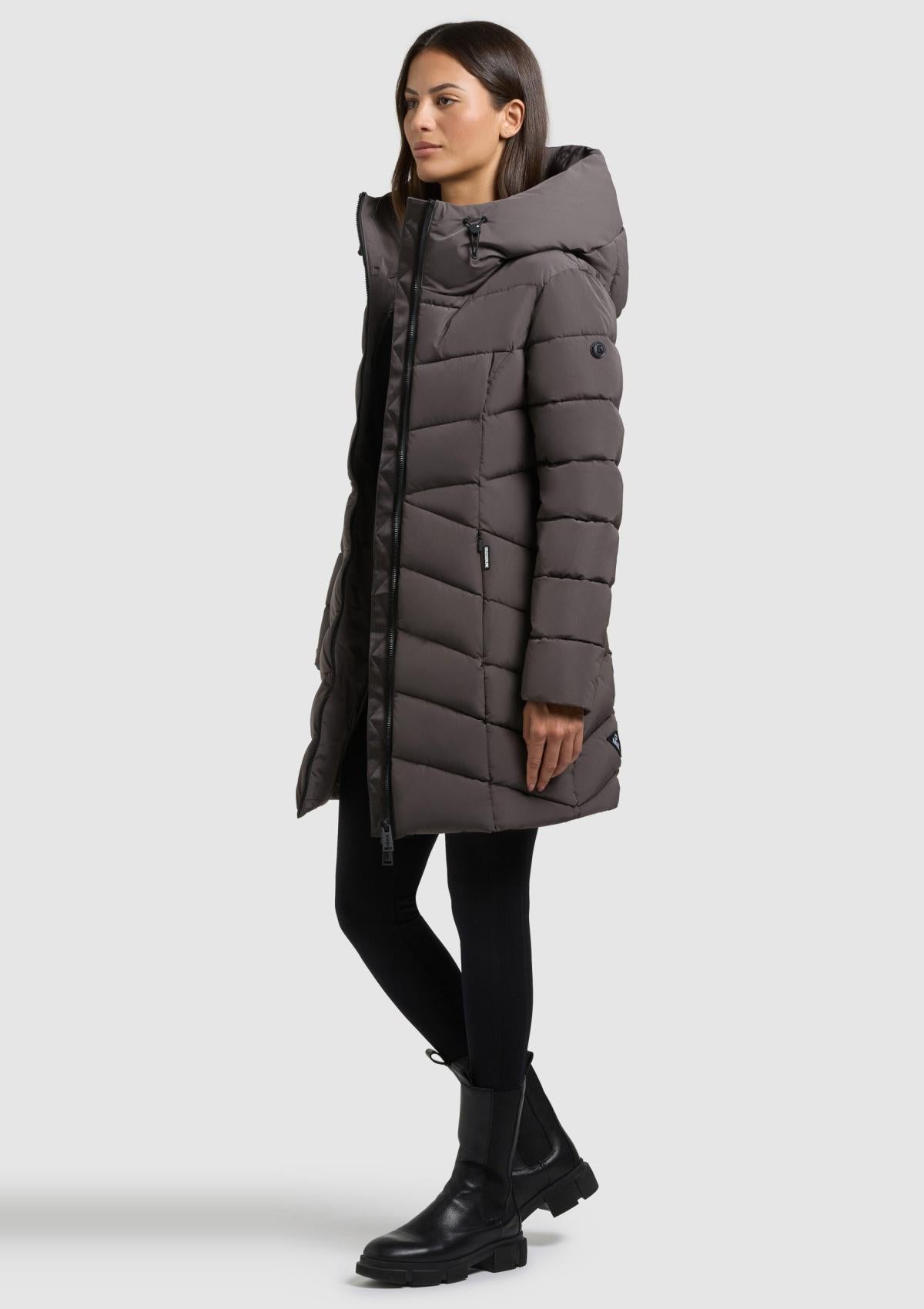 1100CO253 232GRA-GRY | Coat DIER GRAPHITE GRAY
