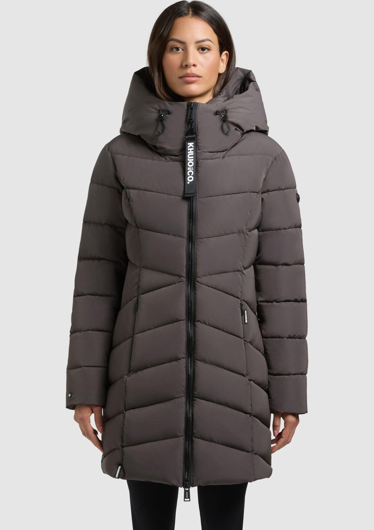 1100CO253 232GRA-GRY | Coat DIER GRAPHITE GRAY