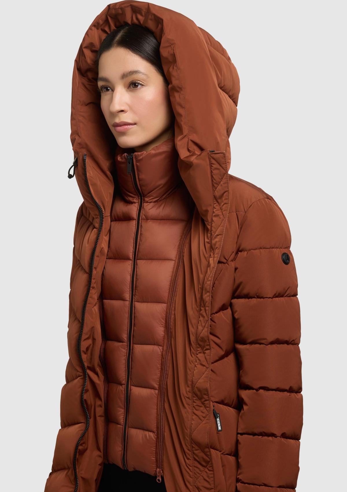 1100CO253 546RUS-BRO | Coat DIER RUSSET BROWN