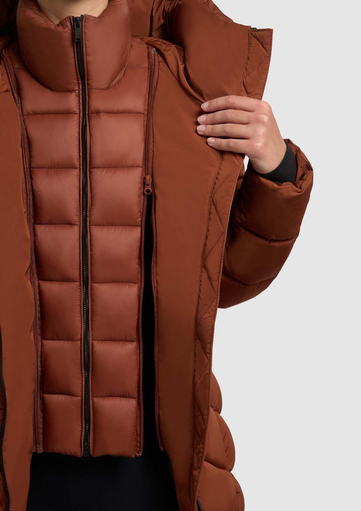 1100CO253 546RUS-BRO | Coat DIER RUSSET BROWN