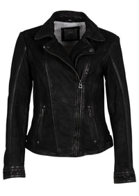 Thumbnail for Gipsy Lederjacken 1101-0549 9000 | Bikerjacke mit asymmetrischem Reißverschluss