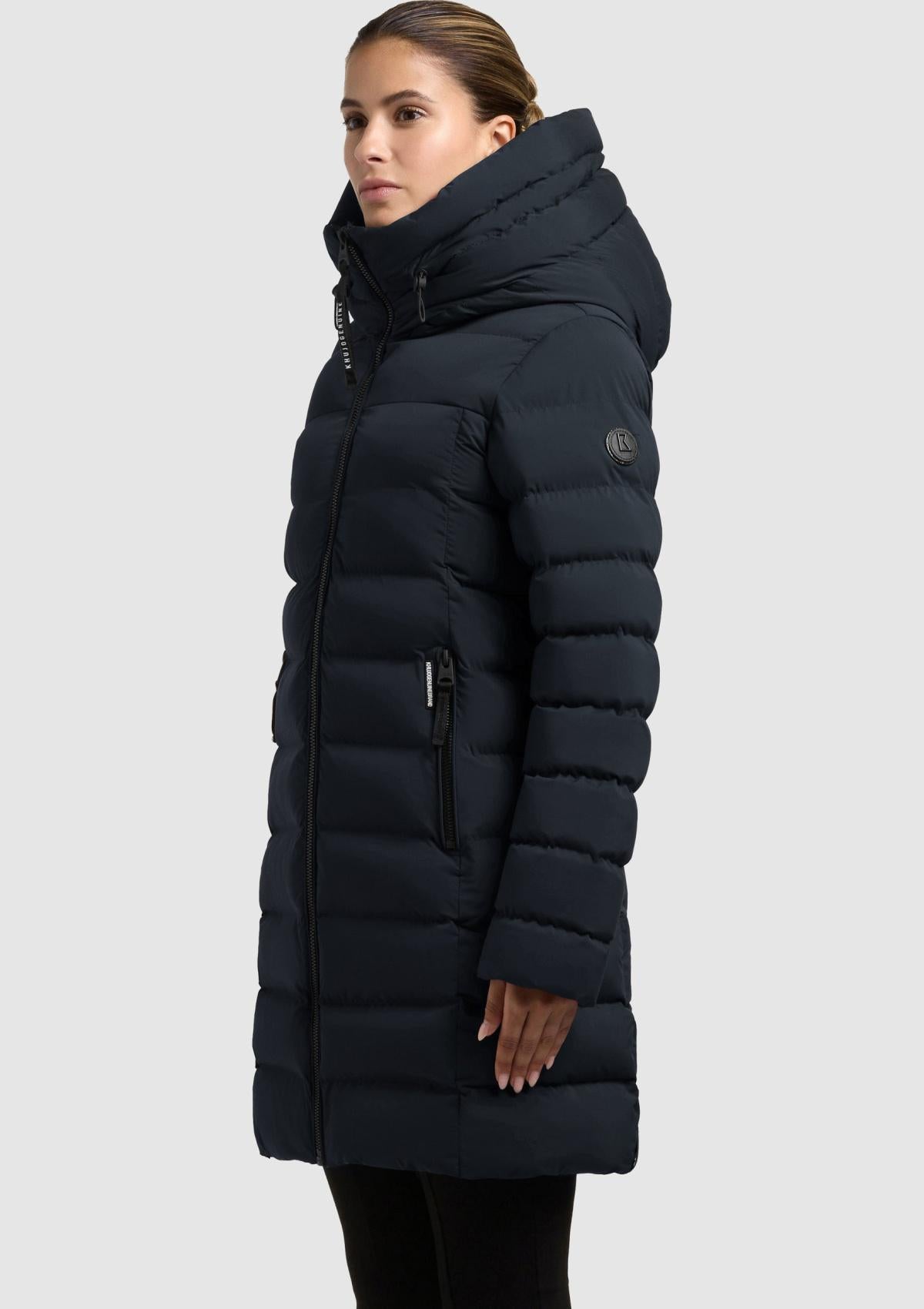 1162CO253 422POR-BLU | Coat NEKAR2 PORT BLUE