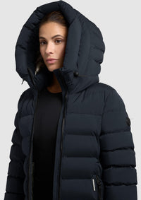 Thumbnail for 1162CO253 422POR-BLU | Coat NEKAR2 PORT BLUE