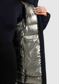 Thumbnail for 1162CO253 422POR-BLU | Coat NEKAR2 PORT BLUE