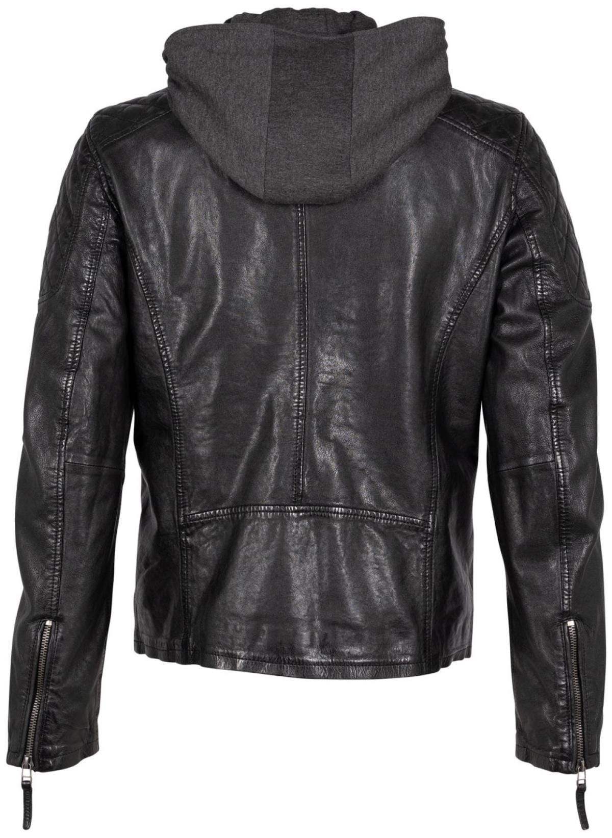 Gipsy Lederjacken 1201-0608 9001 | Bikerjacke mit Kapuze