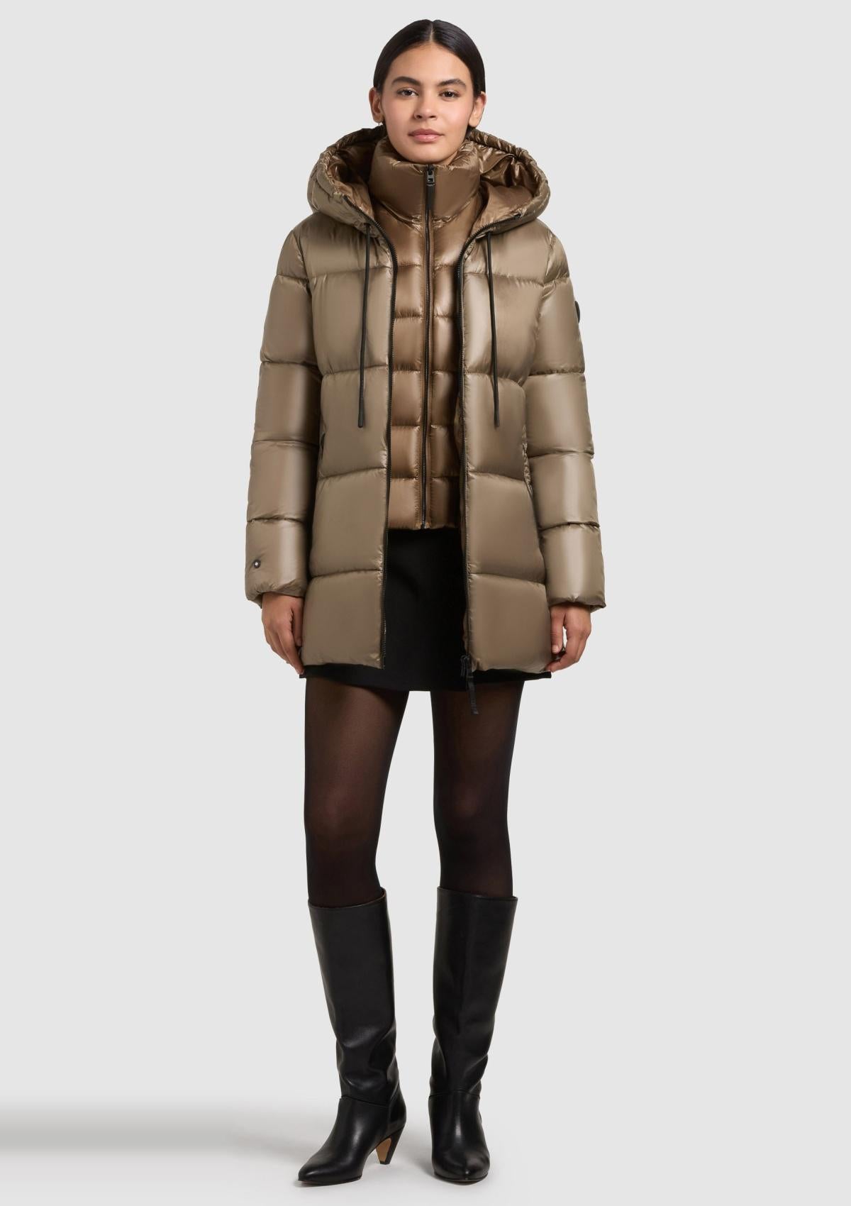 1238JK253 545CAN-BRO | Jacket DASHA CANE BROWN