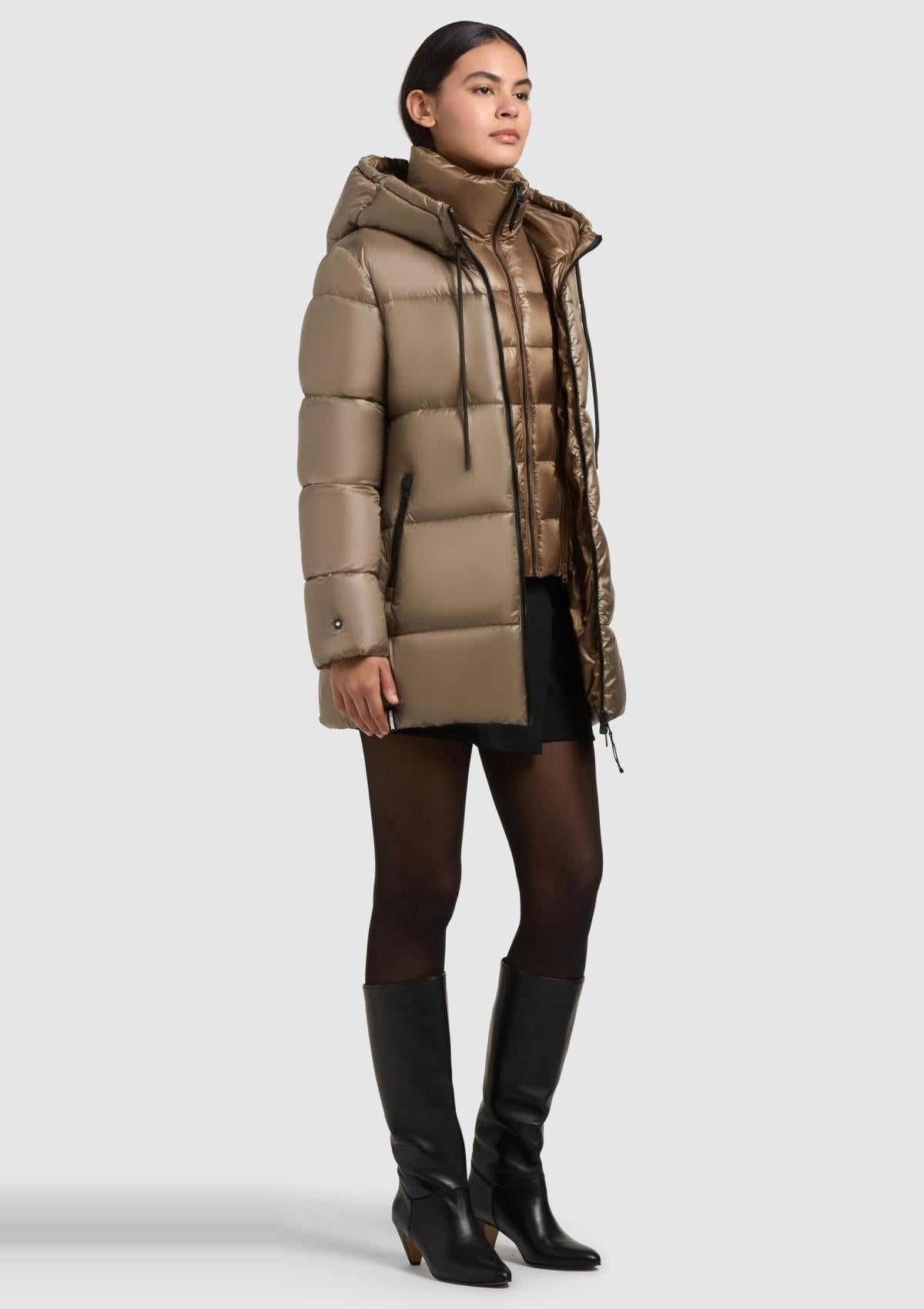 1238JK253 545CAN-BRO | Jacket DASHA CANE BROWN