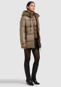 Thumbnail for 1238JK253 545CAN-BRO | Jacket DASHA CANE BROWN