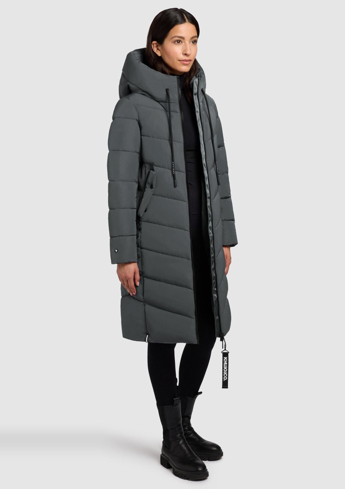 1257CO253 307 seafoam | Coat MIKIA2 FOAM GREEN