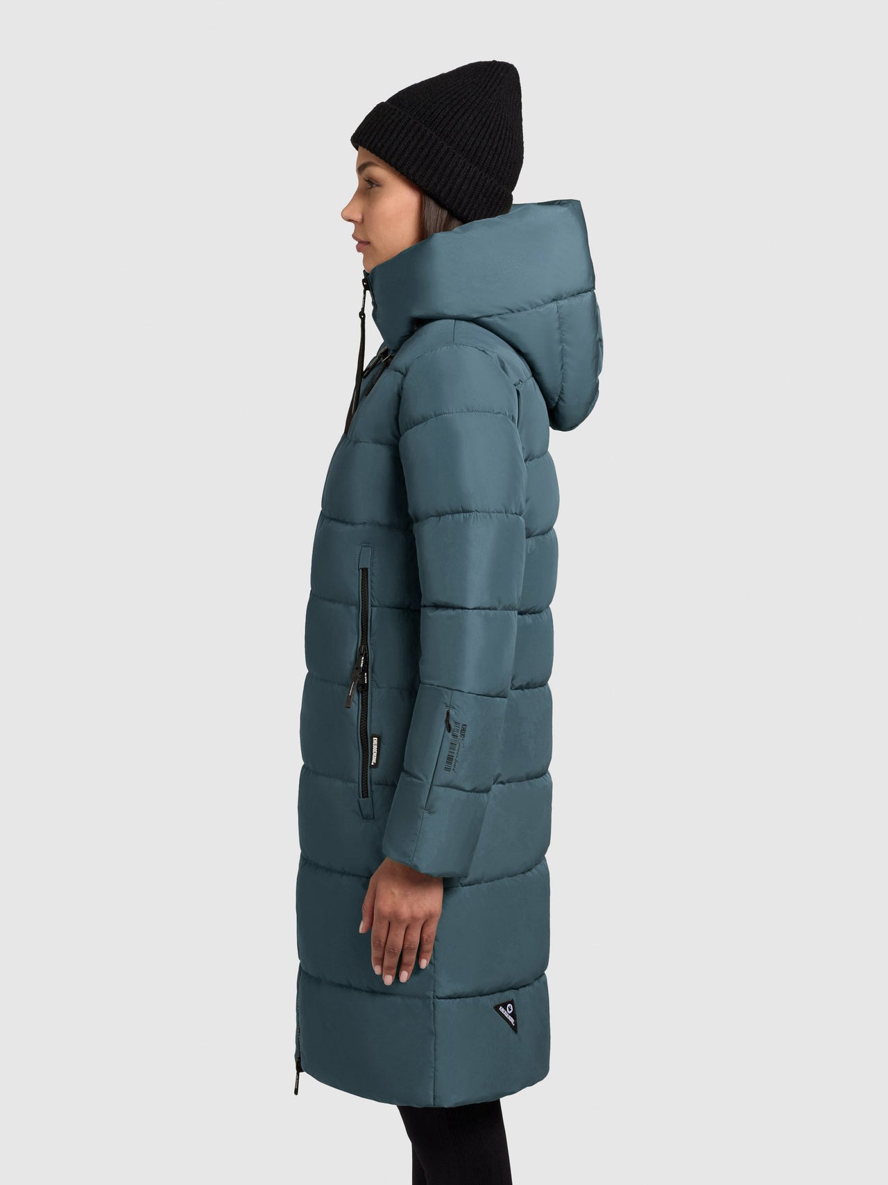 1251CO253 406DIM-BLU | Coat JILIAS5 DIM BLUE