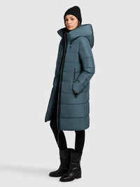 Thumbnail for 1251CO253 406DIM-BLU | Coat JILIAS5 DIM BLUE