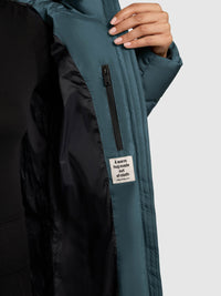 Thumbnail for 1251CO253 406DIM-BLU | Coat JILIAS5 DIM BLUE