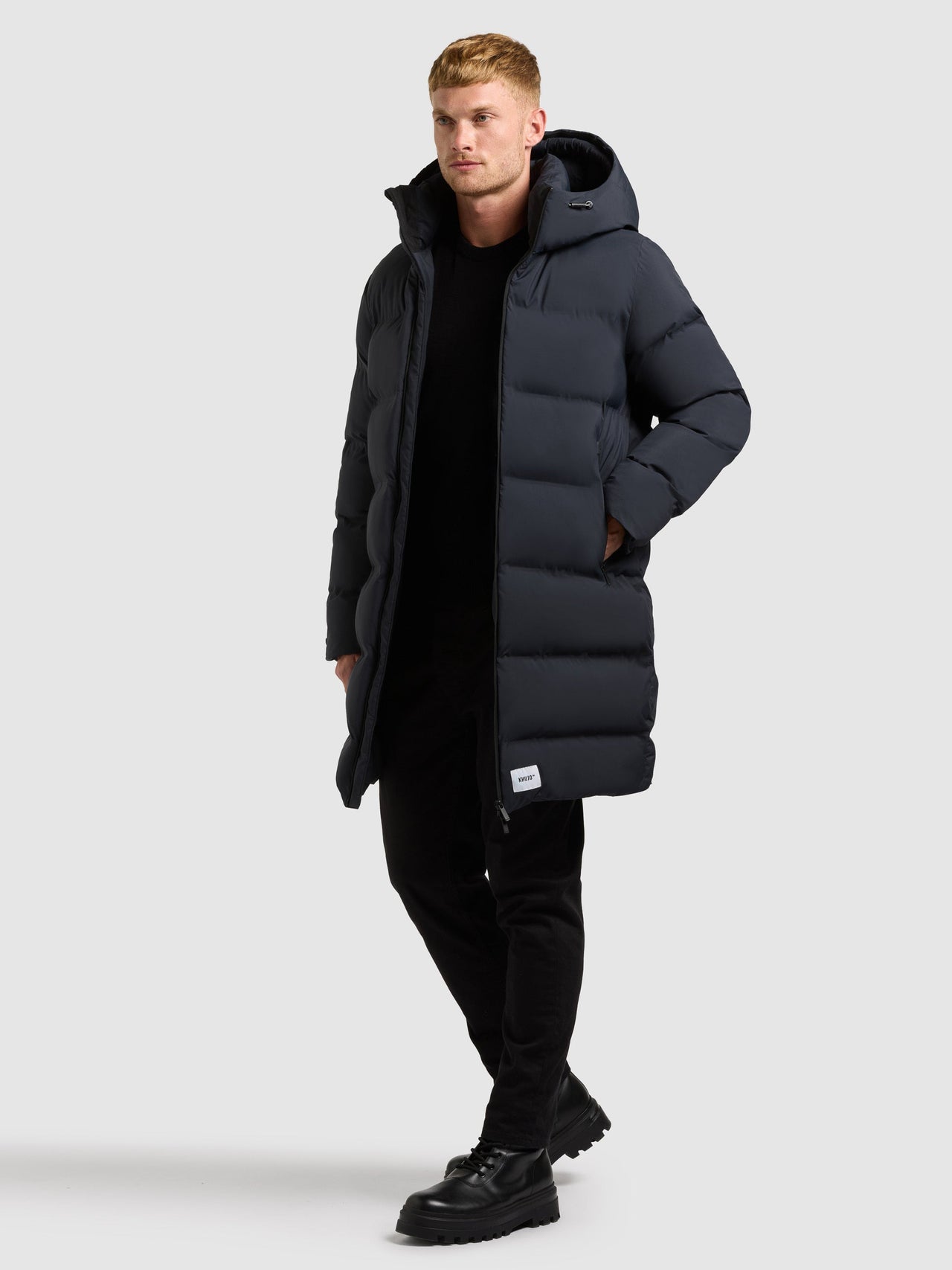 2071CO253 422POR-BLU | CAIUS3 coat PORT BLUE