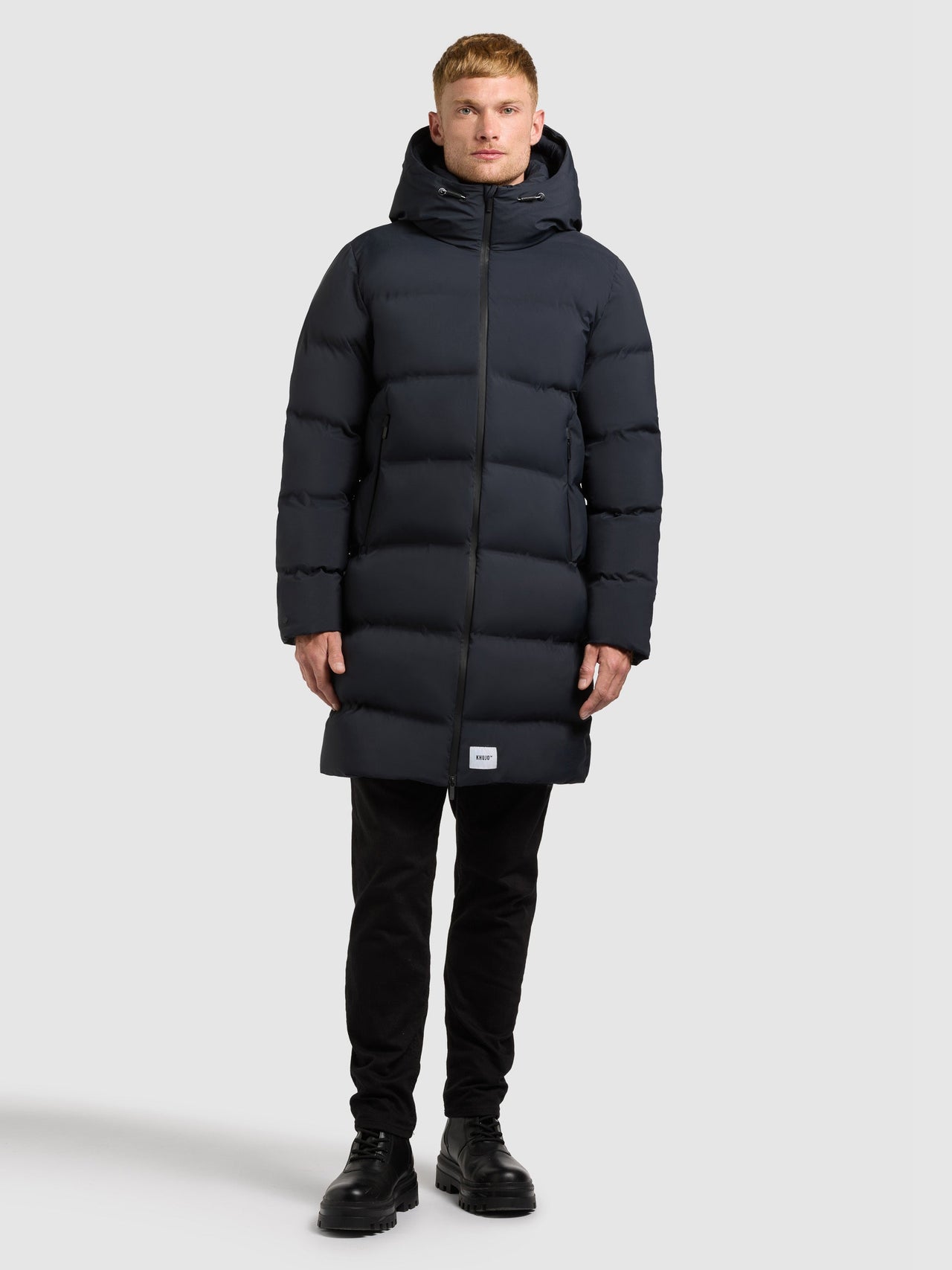 2071CO253 422POR-BLU | CAIUS3 coat PORT BLUE