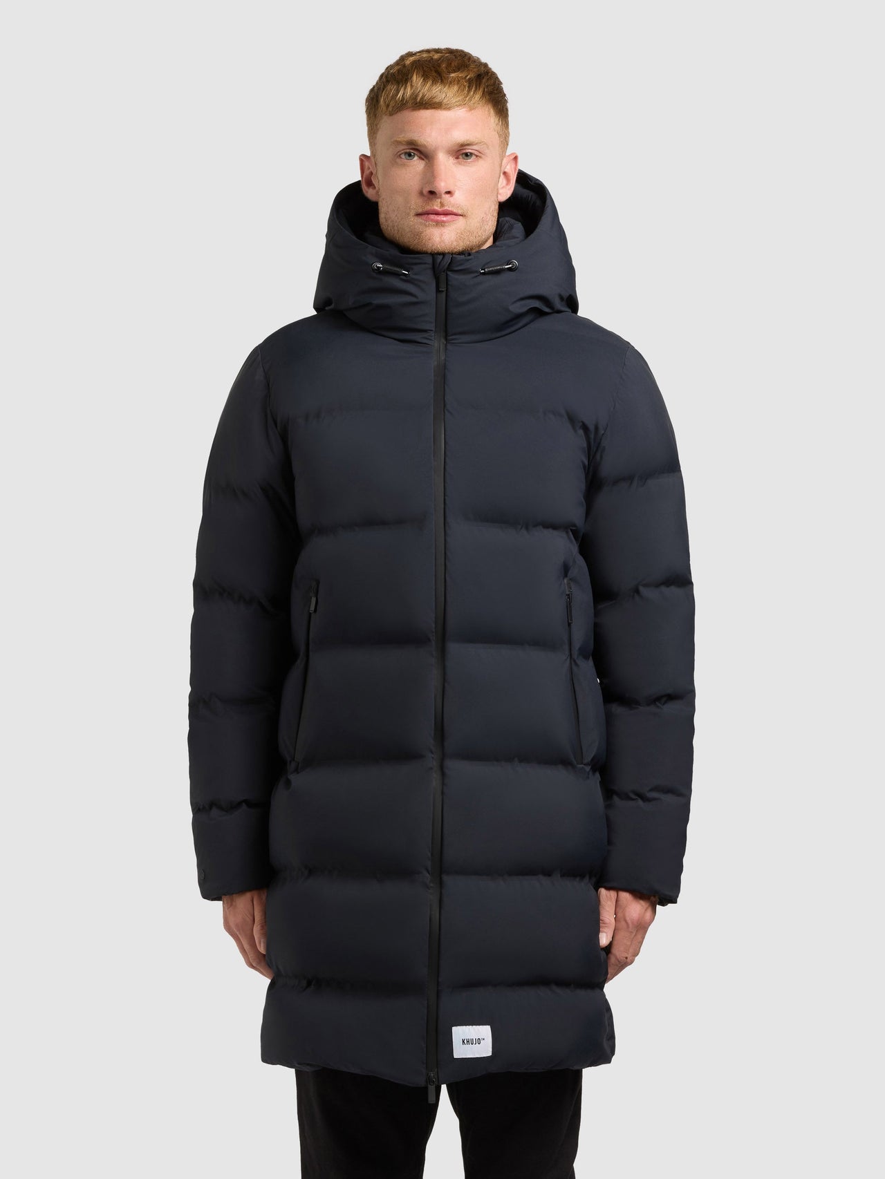 2071CO253 422POR-BLU | CAIUS3 coat PORT BLUE