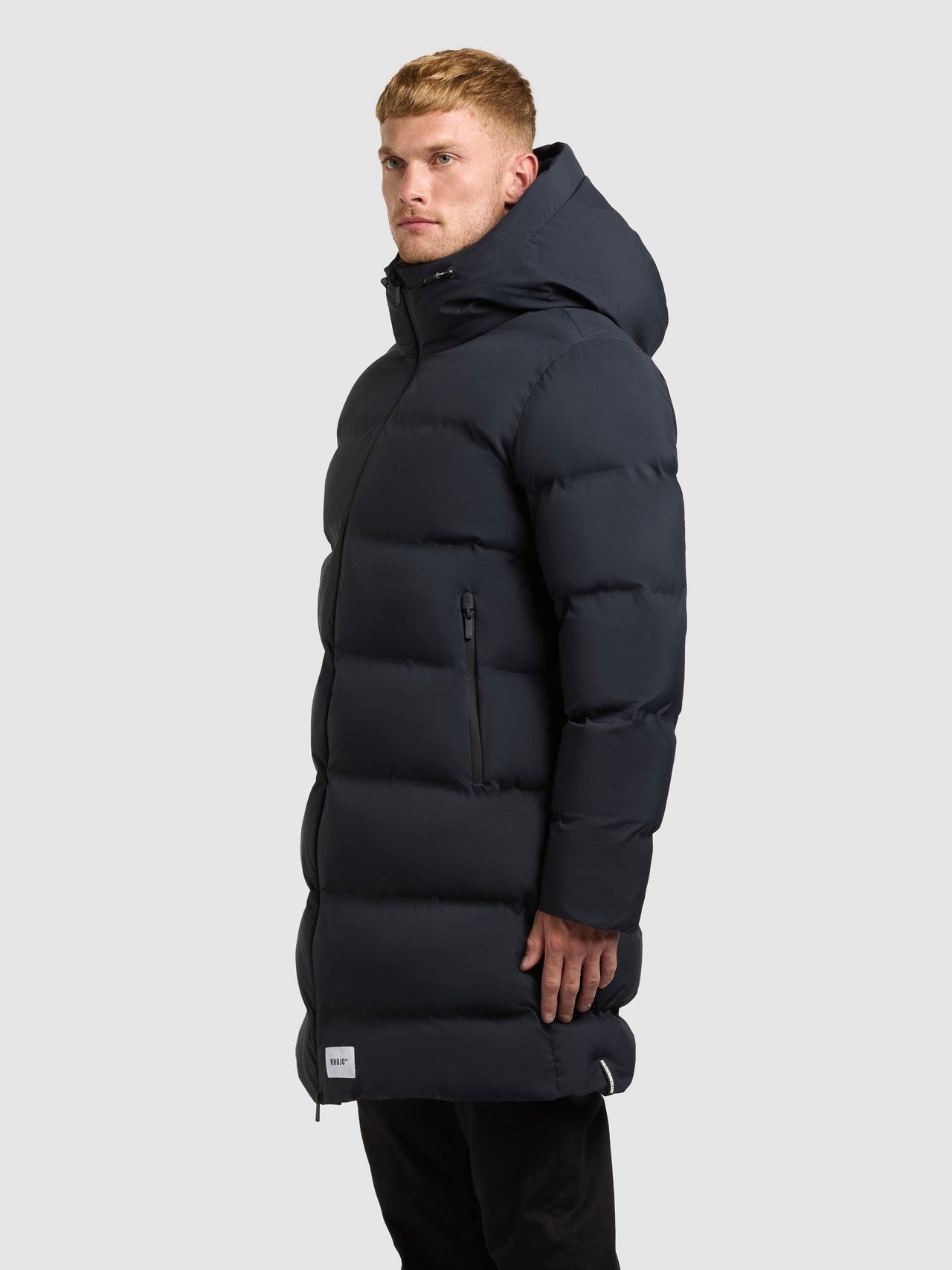 2071CO253 422POR-BLU | CAIUS3 coat PORT BLUE