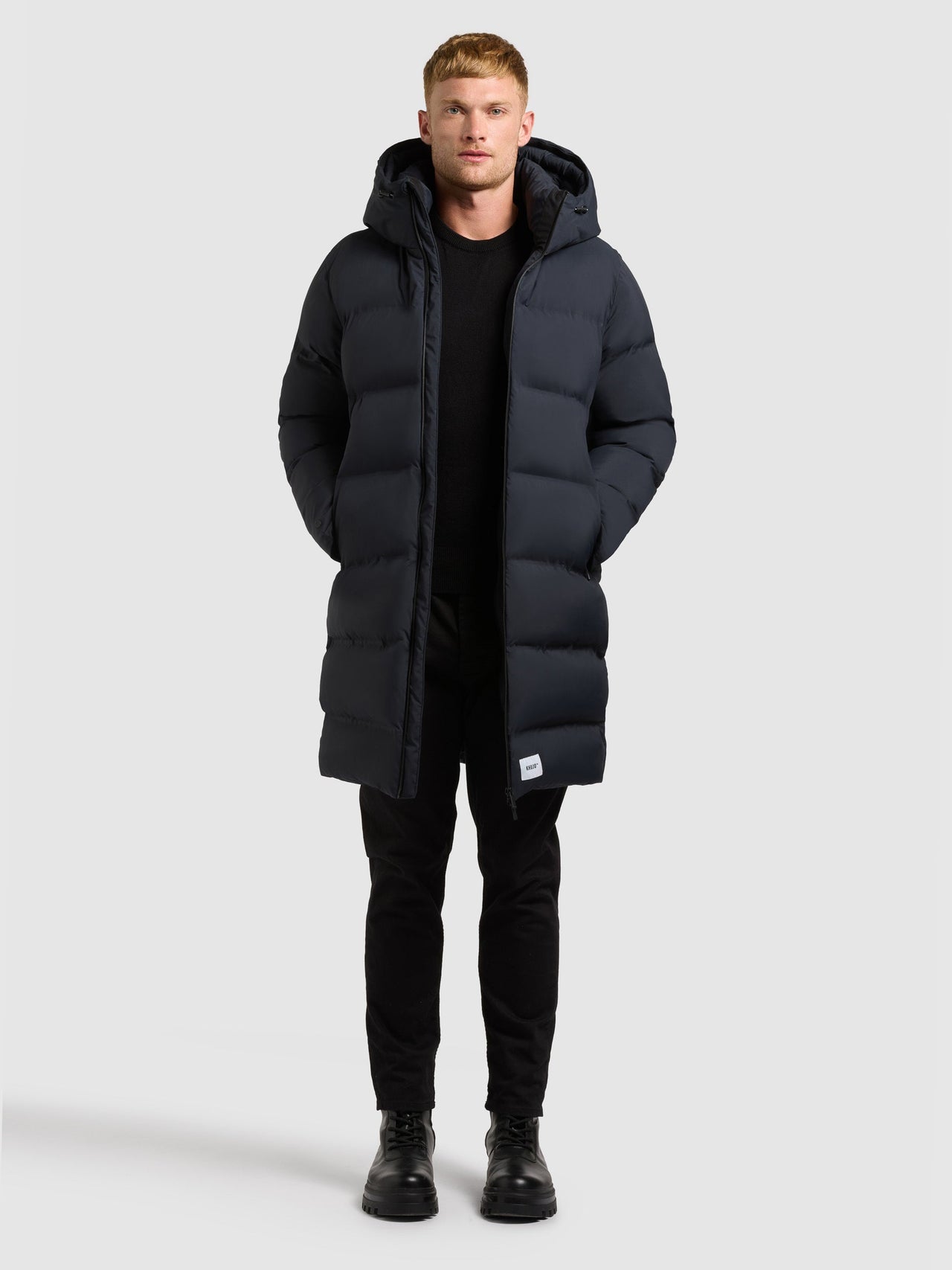 2071CO253 422POR-BLU | CAIUS3 coat PORT BLUE