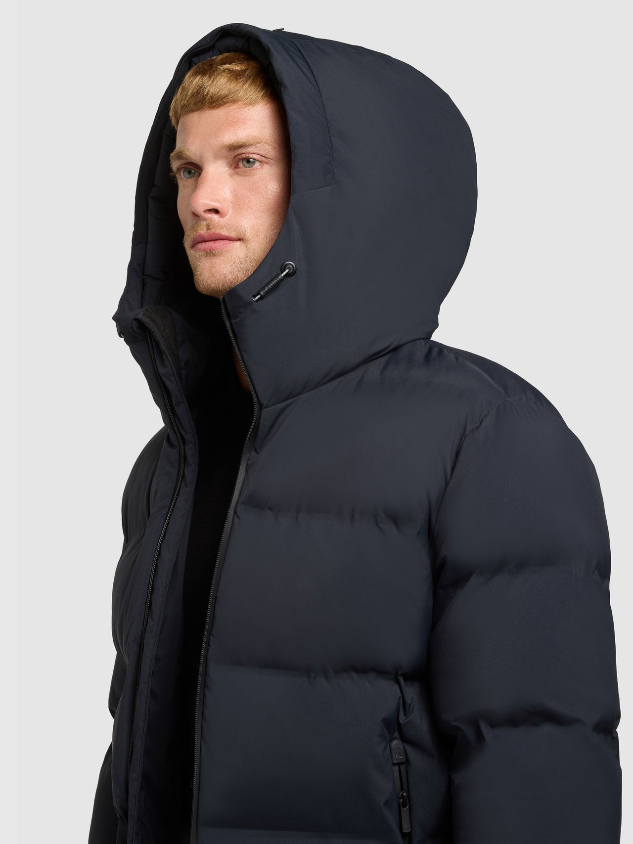 2071CO253 422POR-BLU | CAIUS3 coat PORT BLUE