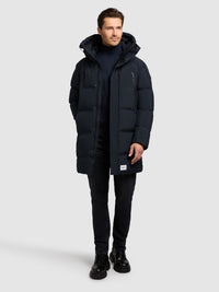 Thumbnail for 2011CO253 422POR-BLU | Coat MORSE3 PORT BLUE