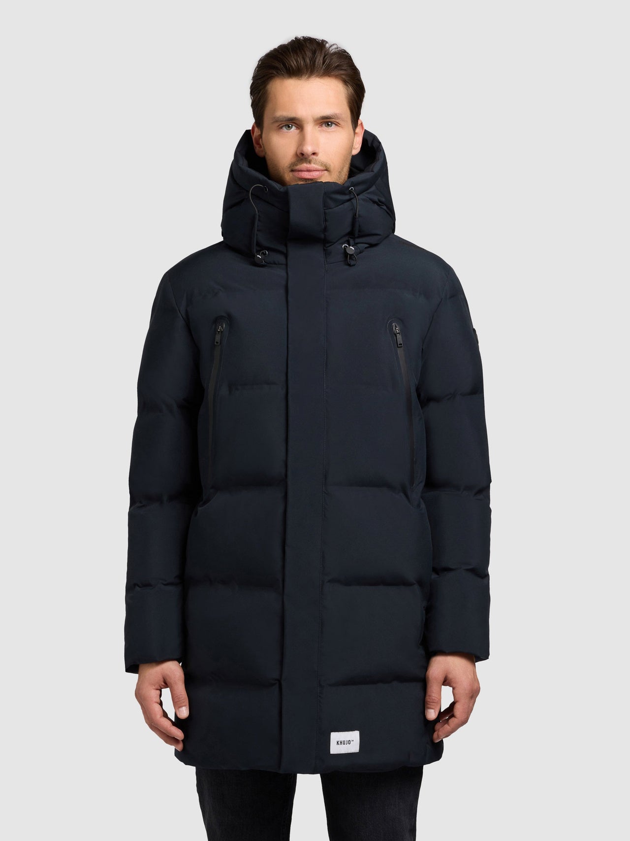 2011CO253 422POR-BLU | Coat MORSE3 PORT BLUE