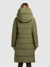 Thumbnail for 1183CO253 357FER-GRE | JILIAS6 MATT coat FERN GREEN