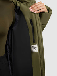 Thumbnail for 1183CO253 357FER-GRE | JILIAS6 MATT coat FERN GREEN