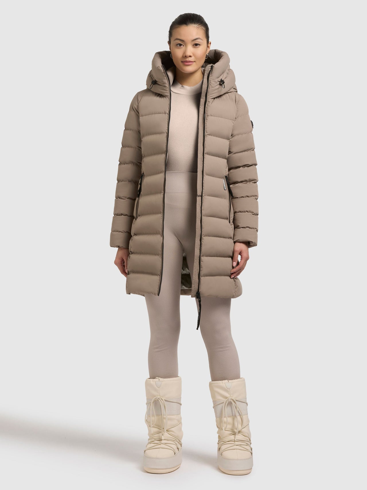 1162CO253 123 GREIGE | Coat NEKAR2 GREIGE