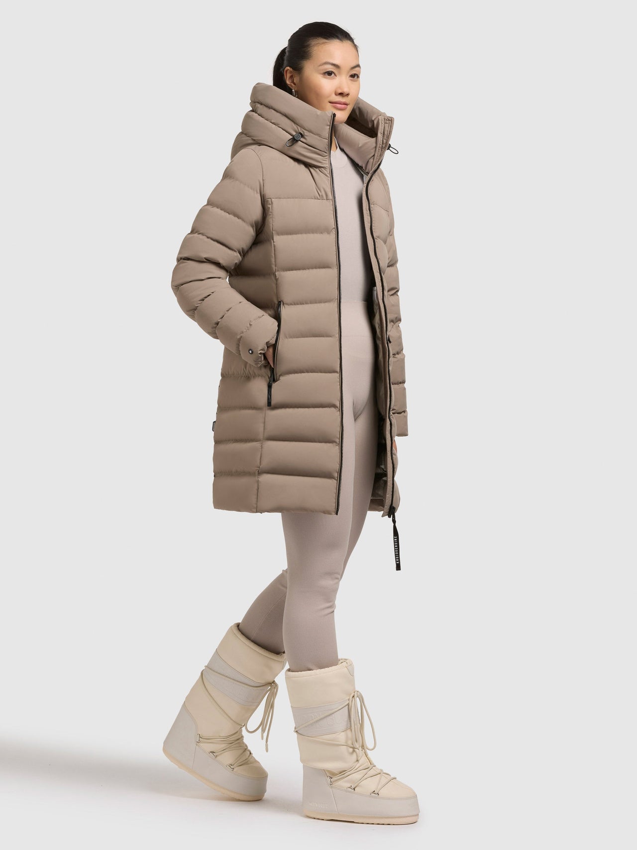 1162CO253 123 GREIGE | Coat NEKAR2 GREIGE