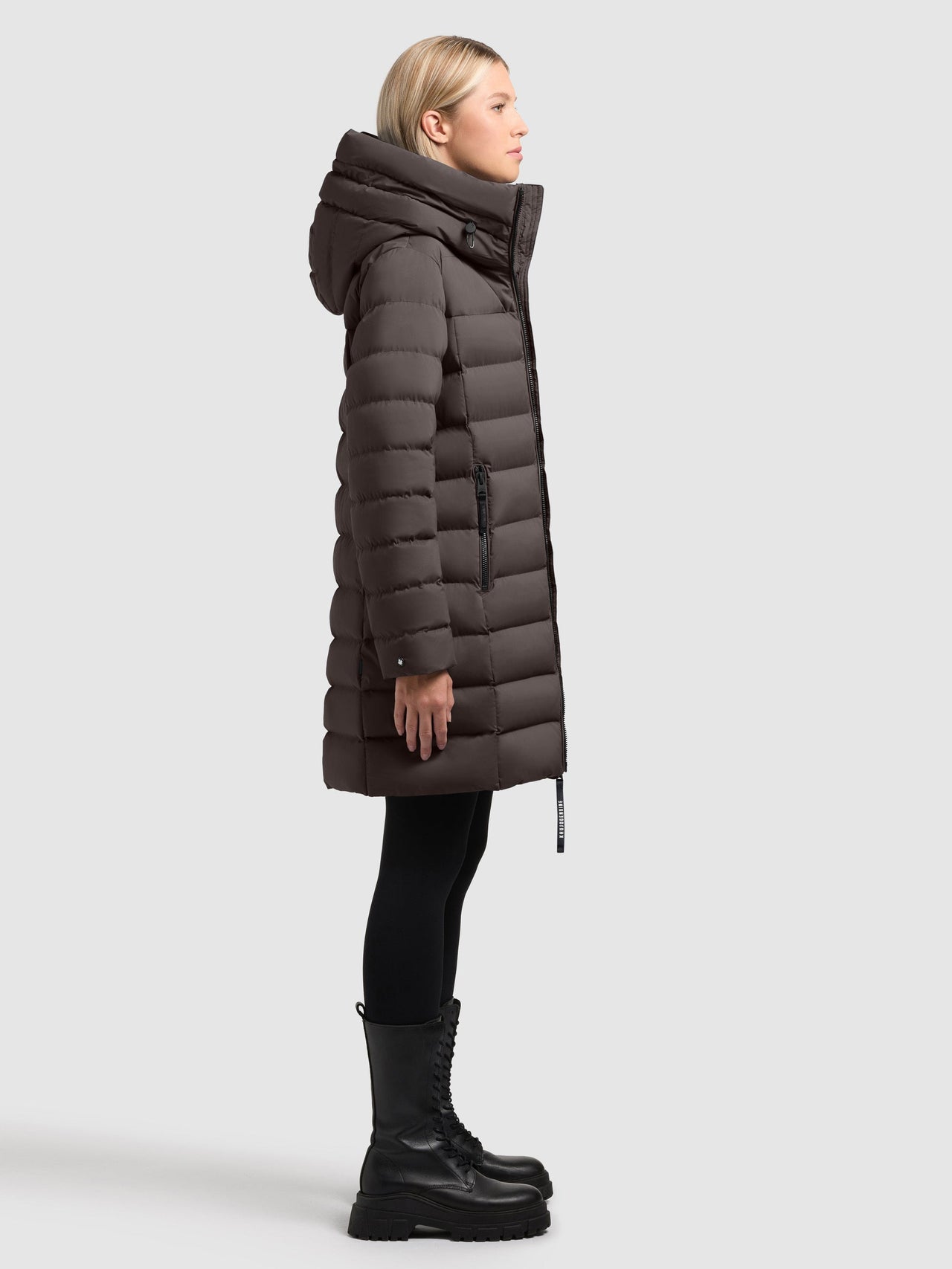 1162CO253 232GRA-GRY | Coat NEKAR2 GRAPHITE GREY