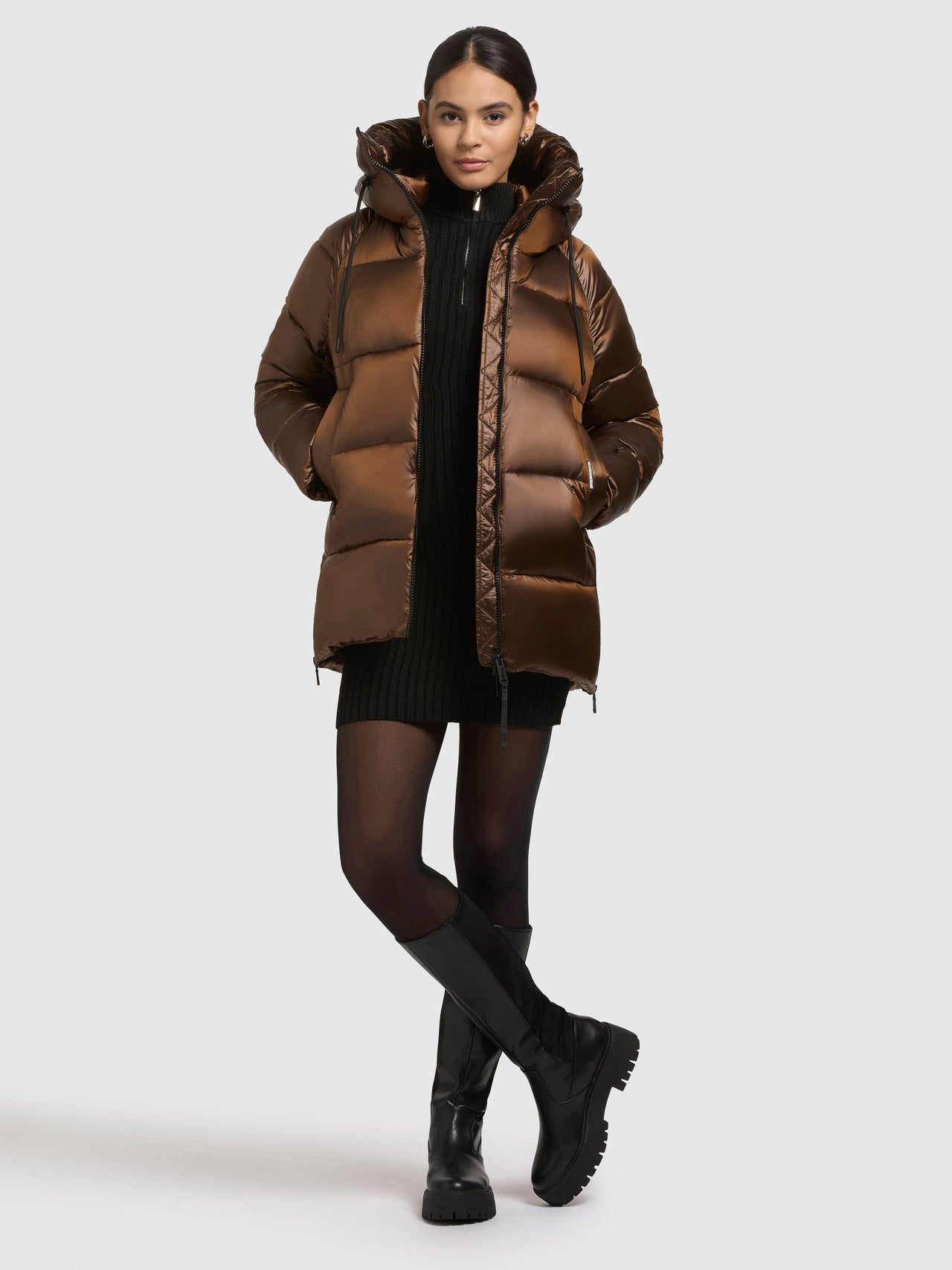 1129JK253 572COP-BRO | Jacket CARA COPPER BROWN