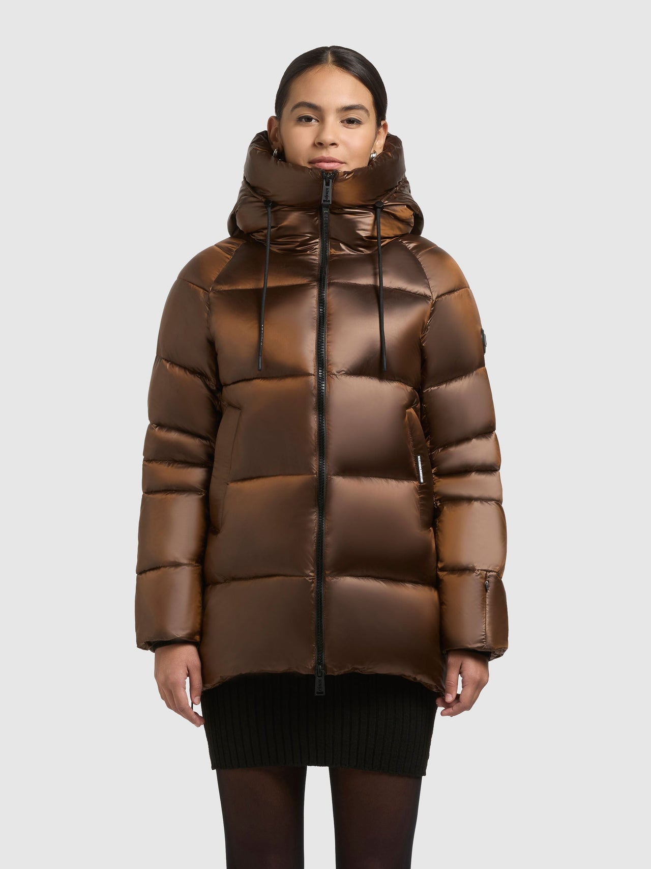 1129JK253 572COP-BRO | Jacket CARA COPPER BROWN
