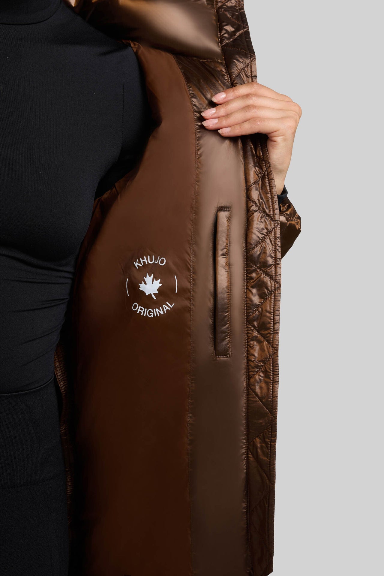 1129JK253 572COP-BRO | Jacket CARA COPPER BROWN