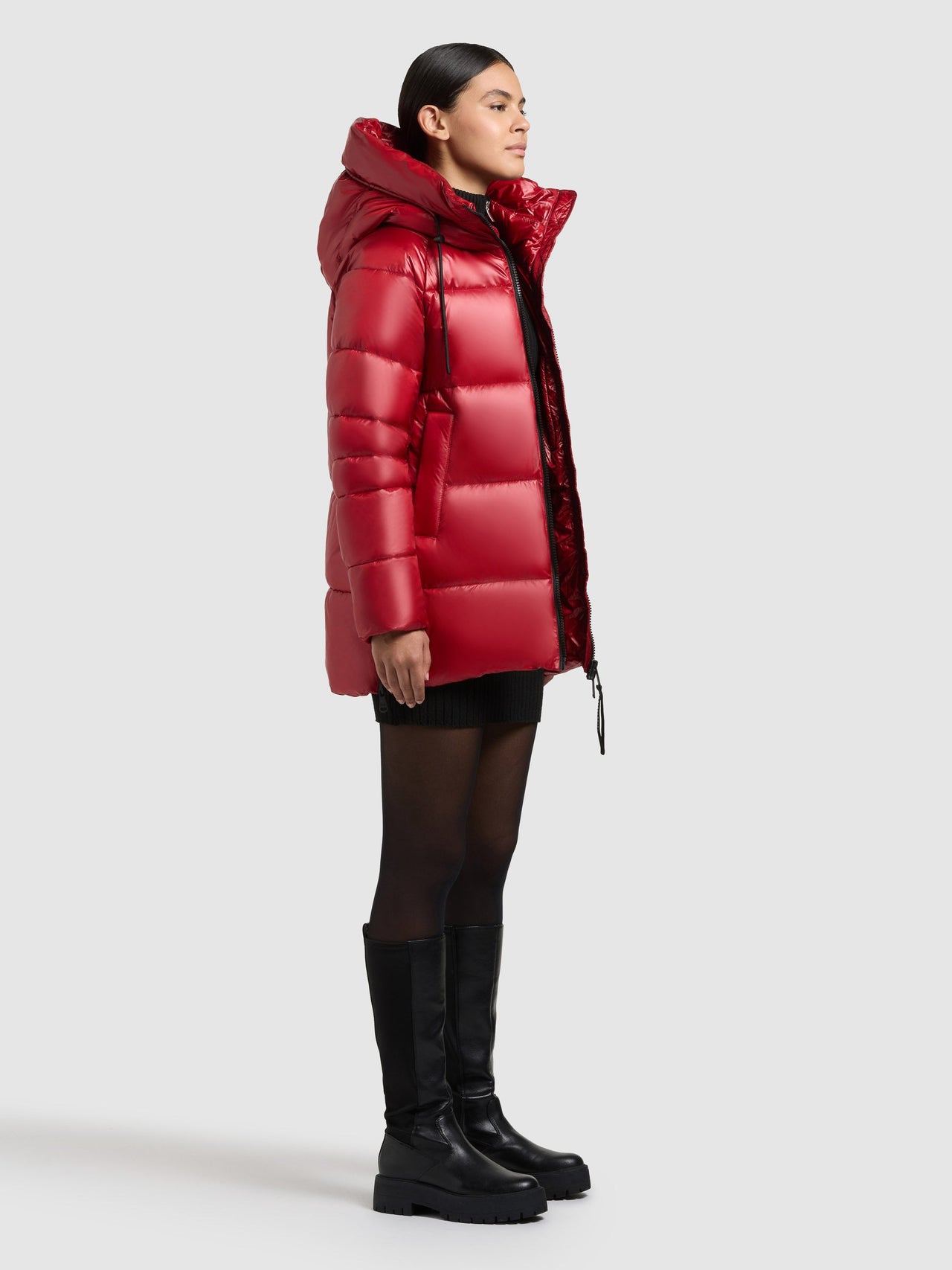 1129JK253 697NEB-RED | Jacket CARA NEBULA RED