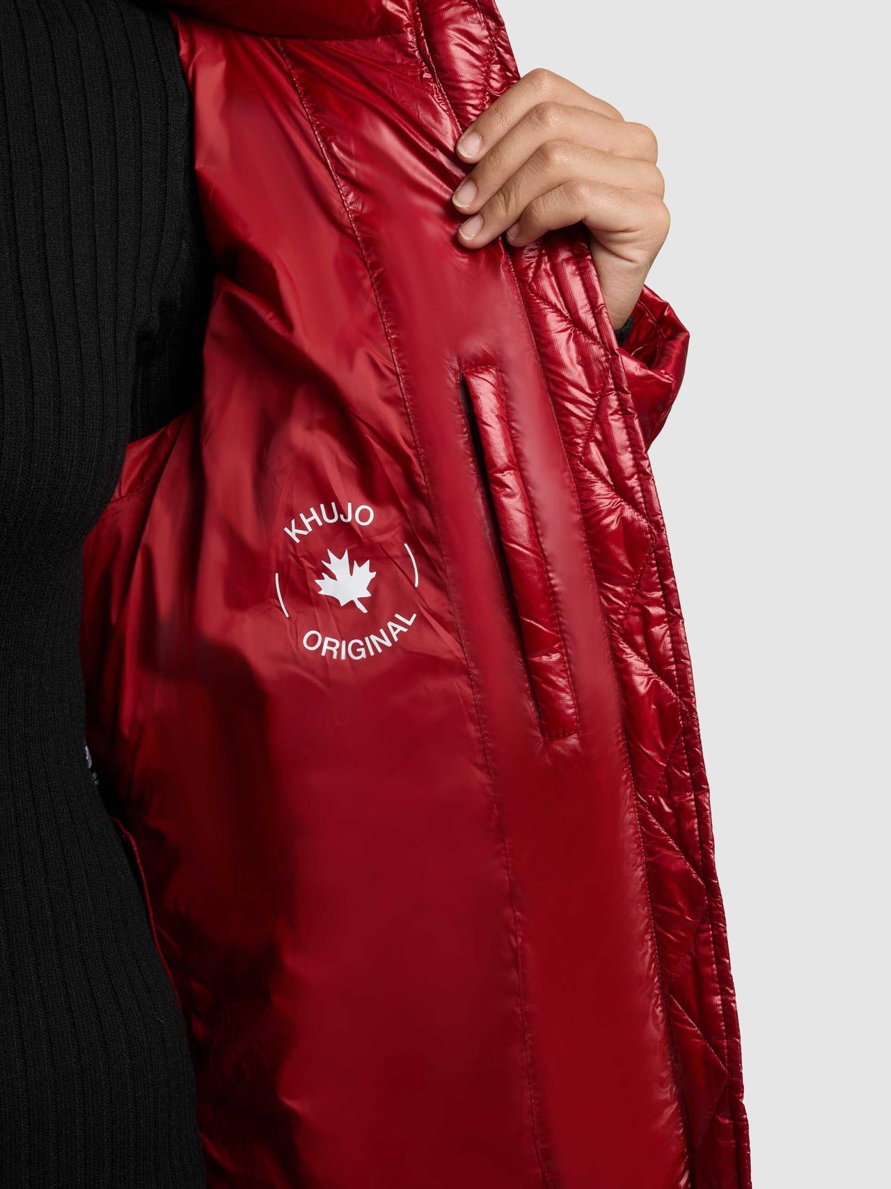 1129JK253 697NEB-RED | Jacket CARA NEBULA RED