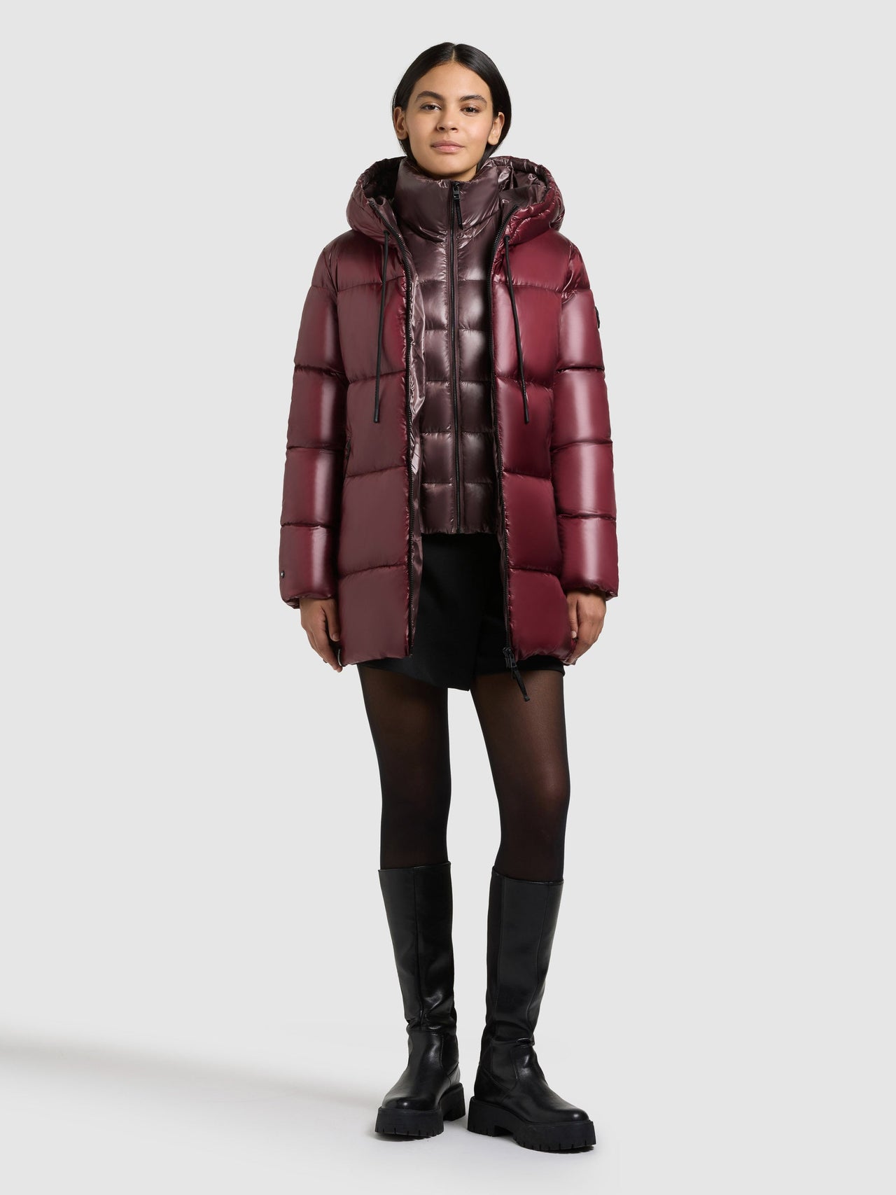 1238JK253 633MAH-RED | Jacke DASHA MAHAGONI RED