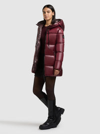 Thumbnail for 1238JK253 633MAH-RED | Jacke DASHA MAHAGONI RED