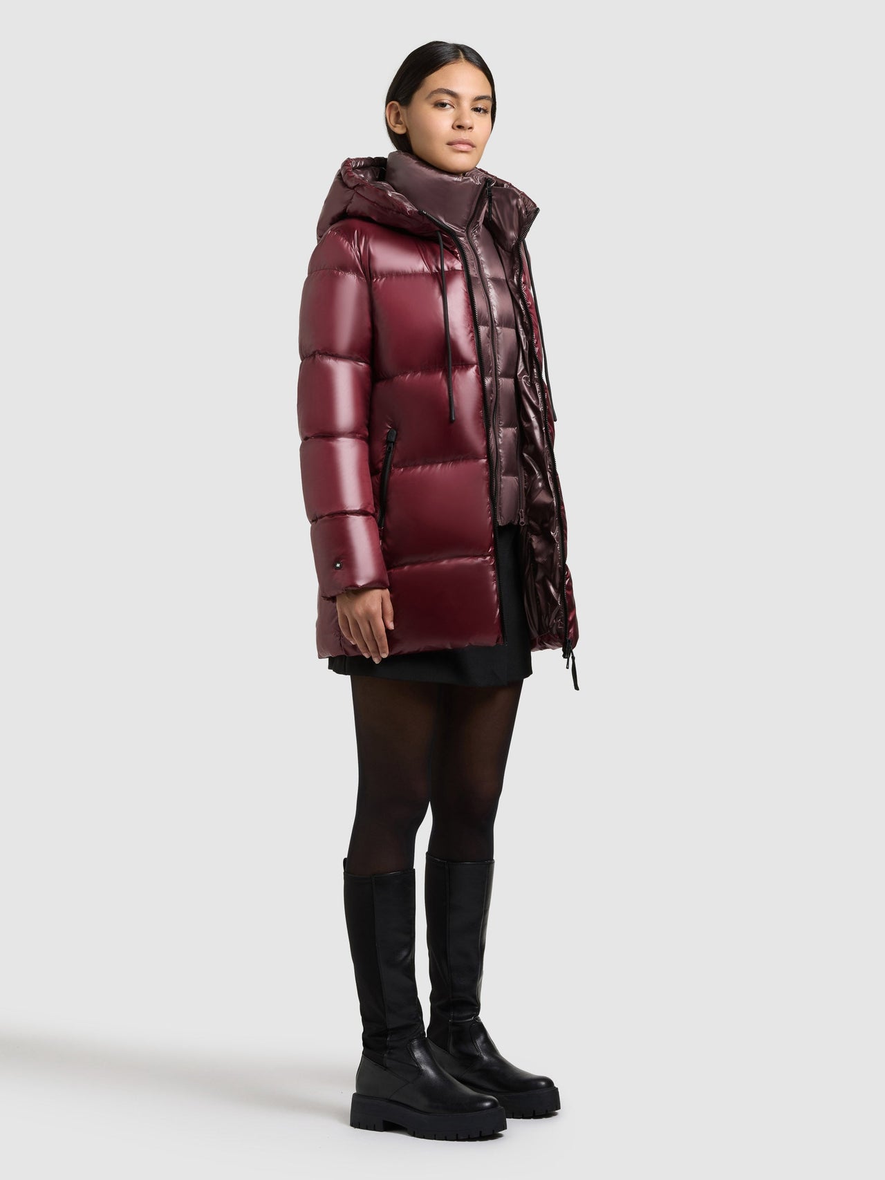 1238JK253 633MAH-RED | Jacke DASHA MAHAGONI RED