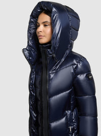 Thumbnail for 1239CO253 407MID-BLU | Coat ADRIANA MIDNIGHT BLUE